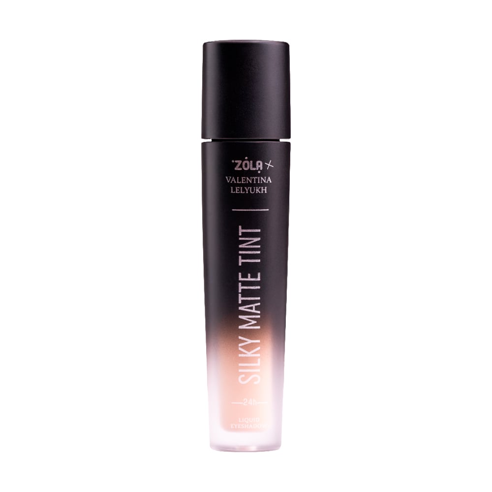 Рідкі тіні для повік Zola x Valentina Lelyukh Silky Matte Tint Liqud Eyeshadow 01 Soft Beige, 3.2 г
